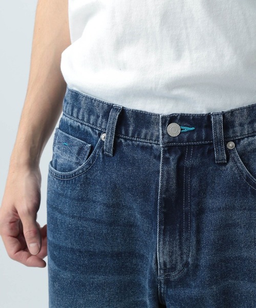 BAYFLOW（ベイフロー）の「【BFJ】ストレッチサイドラインデニムパンツ（デニムパンツ・メンズ・ライトブルー/ダークブルー・MEDIUM/LARGE）」の7枚目の写真