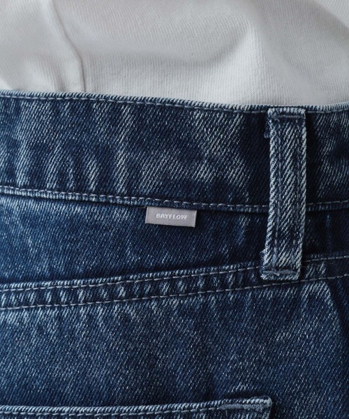 BAYFLOW（ベイフロー）の「【BFJ】ストレッチサイドラインデニムパンツ（デニムパンツ・メンズ・ライトブルー/ダークブルー・MEDIUM/LARGE）」の10枚目の写真