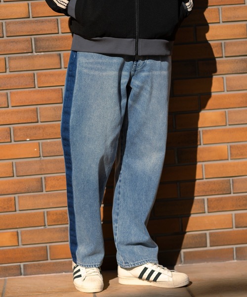 BAYFLOW（ベイフロー）の「【BFJ】ストレッチサイドラインデニムパンツ（デニムパンツ・メンズ・ライトブルー/ダークブルー・MEDIUM/LARGE）」の16枚目の写真