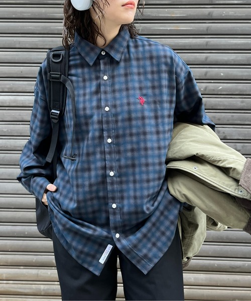 U.S. POLO ASSN.（ユーエスポロアッスン）の「アソート長袖シャツ（シャツ/ブラウス・メンズ・ベージュ/ブラック/ネイビー/ホワイト/ホワイト系その他/ブルー系その他/ブラック系その他/ブルー・LARGE/MEDIUM）」の6枚目の写真