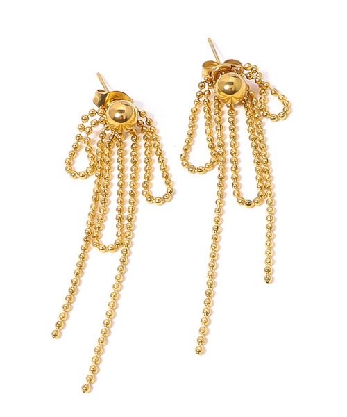 HERMES チェーンスタイル ピアス(両耳用)キャッチ1つ