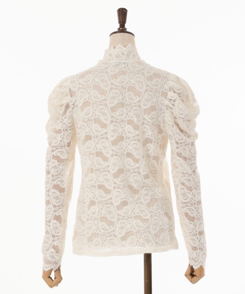 axes femme（アクシーズファム）の「起毛ペイズリーハイネックプルオーバー（Tシャツ/カットソー・レディース・キナリ/ホワイト/ブラック・FREE）」の17枚目の写真