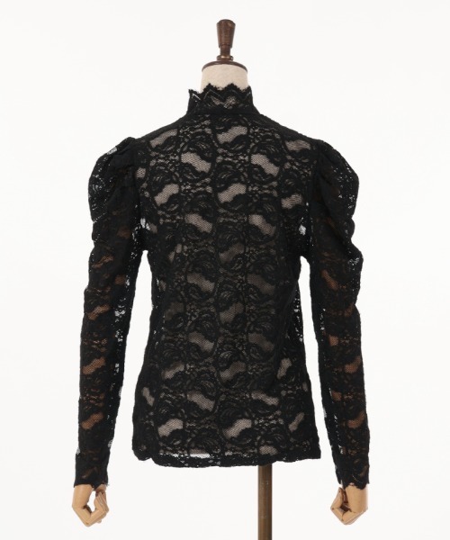 axes femme（アクシーズファム）の「起毛ペイズリーハイネックプルオーバー（Tシャツ/カットソー・レディース・キナリ/ホワイト/ブラック・FREE）」の19枚目の写真