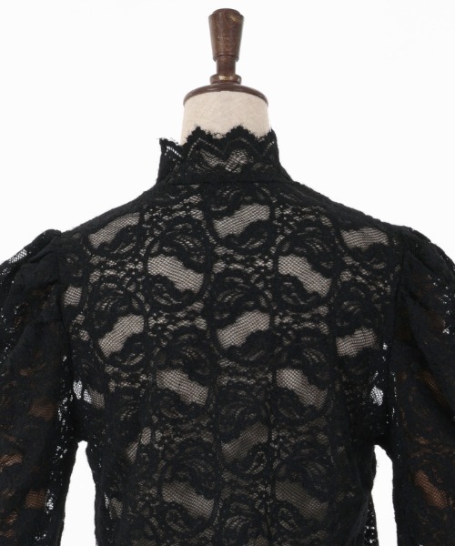 axes femme（アクシーズファム）の「起毛ペイズリーハイネックプルオーバー（Tシャツ/カットソー・レディース・キナリ/ホワイト/ブラック・FREE）」の9枚目の写真