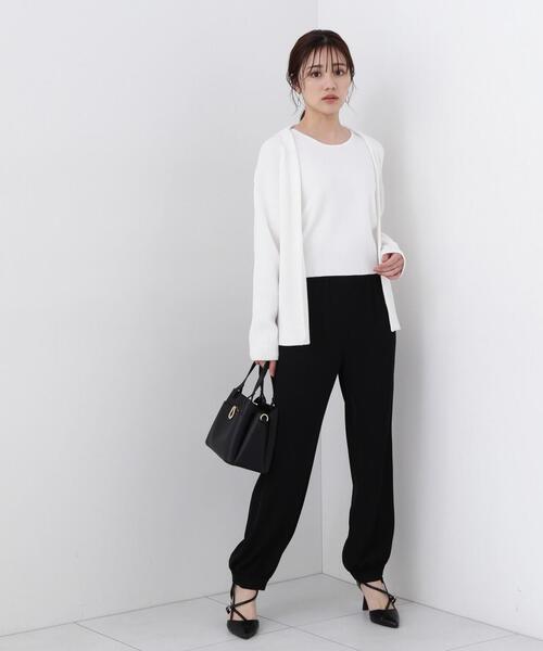 PROPORTION BODY DRESSING(プロポーションボディドレッシング)の「アメスリーブカーデSET UP / 1214170213(ニット/セーター・レディース・ブルー/ホワイト/ベージュ系その他・FREE)」の8枚目の写真