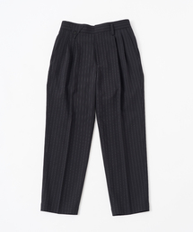 417 EDIFICE | 〇ストライプトロ 2タック イージーパンツ(スラックス)