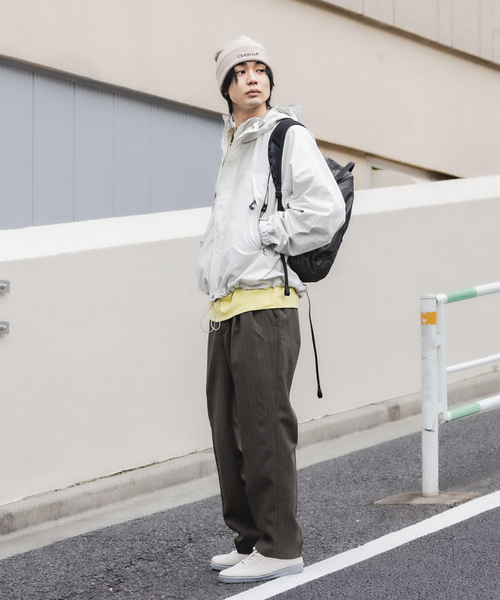 417 EDIFICE（フォーワンセブンエディフィス）の「ストライプトロ 2タック イージーパンツ（スラックス・メンズ・ブラック/ブラウン・SMALL/MEDIUM/LARGE）」の18枚目の写真