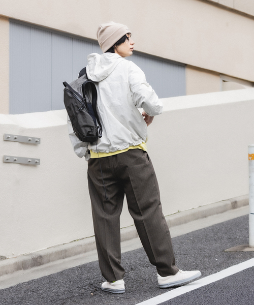 2024秋冬物BARBATIワンタックドローストリングストライプストレッチパンツ 2024秋冬物BARBATIワンタックドローストリングストライプ