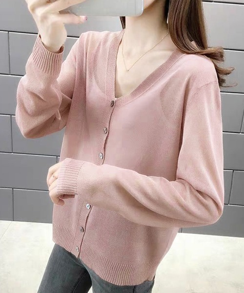 Miniministore(ミニミニストア)の「サマーカーディガンレディース韓国風カーデ(カーディガン/ボレロ・レディース・ホワイト/ブラック/ミント/ラベンダー/ピンク/ブルー/ベージュ・FREE)」の7枚目の写真