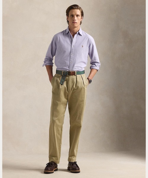 POLO RALPH LAUREN(ポロ ラルフ ローレン)の「アイコニック オックスフォード シャツ(シャツ/ブラウス・メンズ・パープル・L/M/S/XS/XXL/XL)」の3枚目の写真