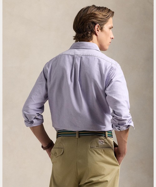 POLO RALPH LAUREN(ポロ ラルフ ローレン)の「アイコニック オックスフォード シャツ(シャツ/ブラウス・メンズ・パープル・L/M/S/XS/XXL/XL)」の4枚目の写真