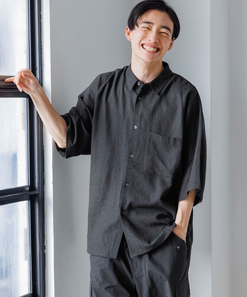 ちゃむページ 45R180番三子のオーシャンタックボタンダウンブラウス: WOMEN｜45R