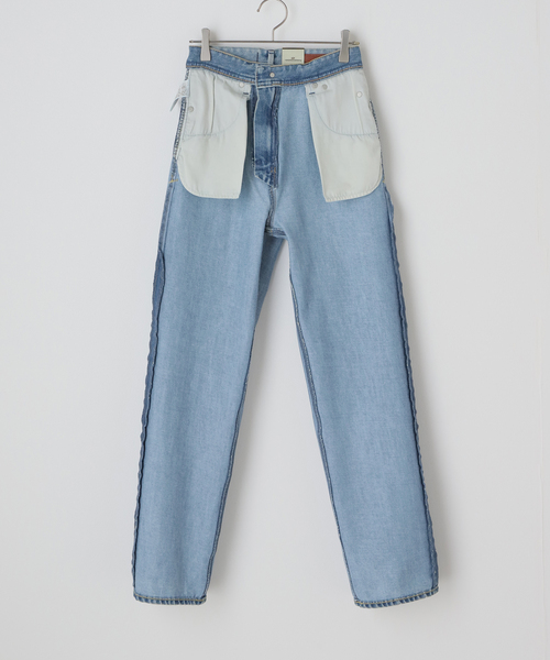 YANUK/ヤヌーク】LEA BOYS STRAIGHT TVS デニムパンツ（デニム