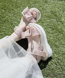 MAJESTIC LEGON | ボリュームリボンスポサン(サンダル)