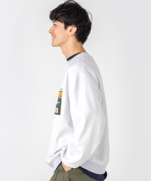 L.L.Bean（エルエルビーン）の「【JAPAN EDITION】ポーテージ・クルーネック・スウェットシャツ（スウェット・メンズ・ホワイト/ライトグレー/ピンク/ネイビー・SMALL/MEDIUM/LARGE/X-LARGE）」の9枚目の写真