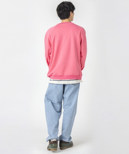 L.L.Bean（エルエルビーン）の「【JAPAN EDITION】ポーテージ・クルーネック・スウェットシャツ（スウェット・メンズ・ホワイト/ライトグレー/ピンク/ネイビー・SMALL/MEDIUM/LARGE/X-LARGE）」の15枚目の写真