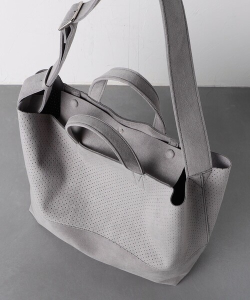 MNNG ユナイテッドアローズ 別注　ブラック UNITED ARROWS（ユナイテッドアローズ）の「【別注】＜MNNG＞トート