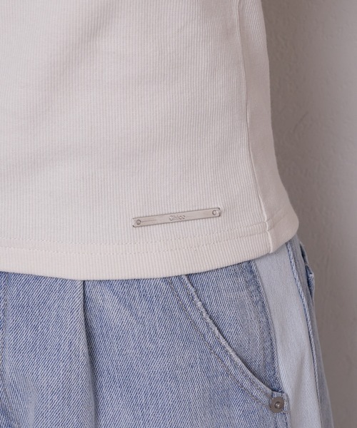 Chico(チコ)の「【2024SS】ワンショルパット付タンク(タンクトップ・レディース・ゴールド/ブラック/シルバー/ホワイト・FREE)」の6枚目の写真