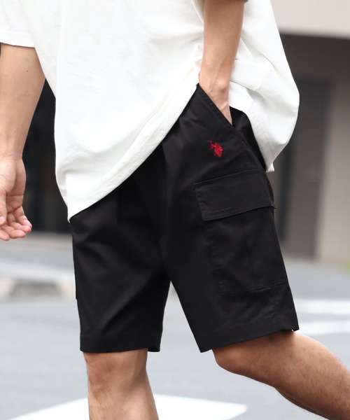 U.S. POLO ASSN.(ユーエスポロアッスン)の「【U.S. POLO ASSN./ユーエスポロアッスン】ポニー刺繍 コットンツイル カーゴショーツ(カーゴパンツ・メンズ・ネイビー/インディゴブルー/ベージュ/ブラック・M/L/LL)」の21枚目の写真