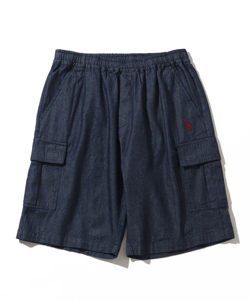 U.S. POLO ASSN.(ユーエスポロアッスン)の「【U.S. POLO ASSN./ユーエスポロアッスン】ポニー刺繍 コットンツイル カーゴショーツ(カーゴパンツ・メンズ・ネイビー/インディゴブルー/ベージュ/ブラック・M/L/LL)」の10枚目の写真