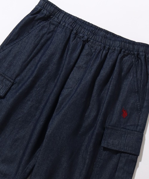 U.S. POLO ASSN.(ユーエスポロアッスン)の「【U.S. POLO ASSN./ユーエスポロアッスン】ポニー刺繍 コットンツイル カーゴショーツ(カーゴパンツ・メンズ・ネイビー/インディゴブルー/ベージュ/ブラック・M/L/LL)」の13枚目の写真