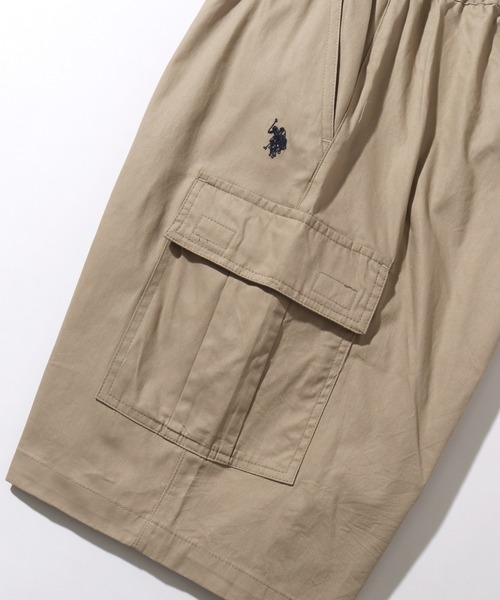U.S. POLO ASSN.(ユーエスポロアッスン)の「【U.S. POLO ASSN./ユーエスポロアッスン】ポニー刺繍 コットンツイル カーゴショーツ(カーゴパンツ・メンズ・ネイビー/インディゴブルー/ベージュ/ブラック・M/L/LL)」の17枚目の写真