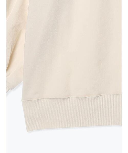 Samansa Mos2（サマンサ モスモス）の「インレイ裏毛レースロゴスウェット（Tシャツ/カットソー・レディース・チャコールグレー/イエロー/ラベンダー/キナリ・F）」の21枚目の写真