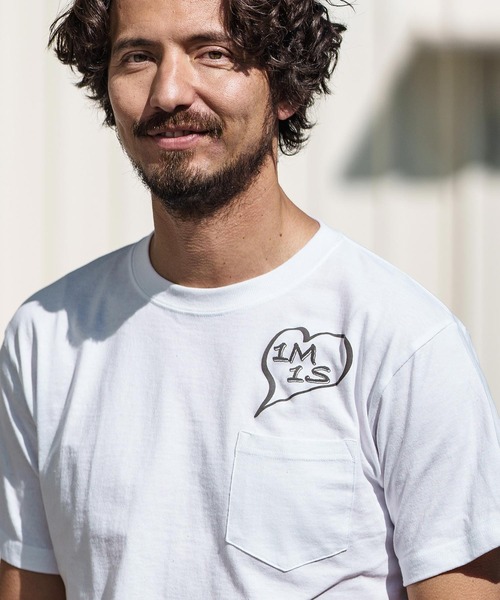 mt8898- big heart pocket-T Tシャツ（Tシャツ/カットソー）｜1minute 1second（ワンミニットワンセカンド）