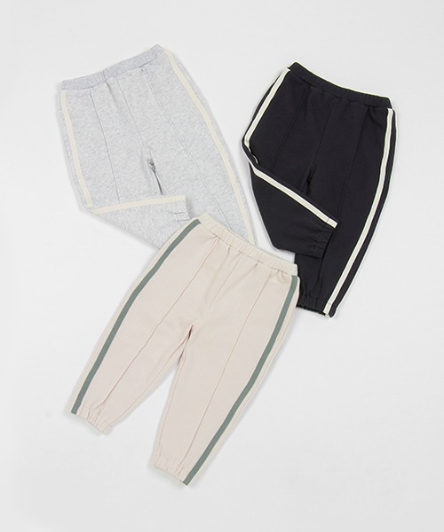 petit main(プティマイン)の「【防汚加工】ラインパンツ(その他パンツ・キッズ・オフホワイト/トップグレー/ネイビー・130cm/80cm/90cm/100cm/120cm/110cm)」の4枚目の写真