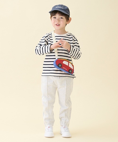 petit main(プティマイン)の「【防汚加工】ラインパンツ(その他パンツ・キッズ・オフホワイト/トップグレー/ネイビー・130cm/80cm/90cm/100cm/120cm/110cm)」の14枚目の写真