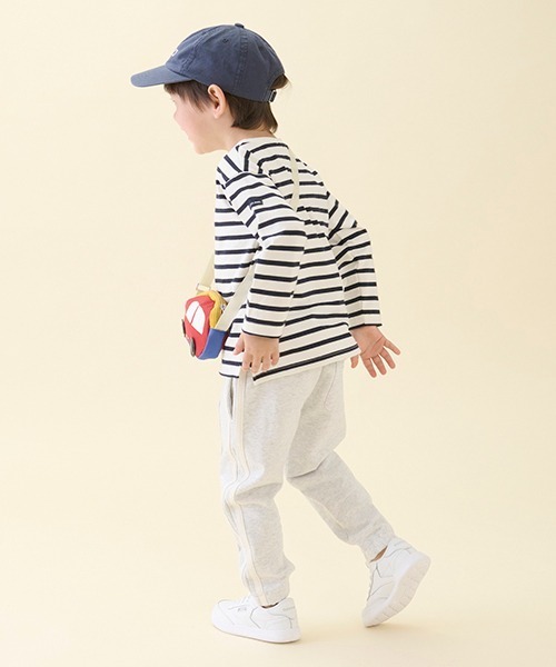 petit main(プティマイン)の「【防汚加工】ラインパンツ(その他パンツ・キッズ・オフホワイト/トップグレー/ネイビー・130cm/80cm/90cm/100cm/120cm/110cm)」の16枚目の写真