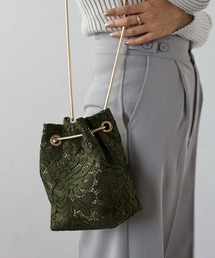 &Robu.（アンドロブ）の「レース刺繍2WAYバッグ オケージョン 結婚式 顔合わせ お呼ばれ（ショルダーバッグ）」