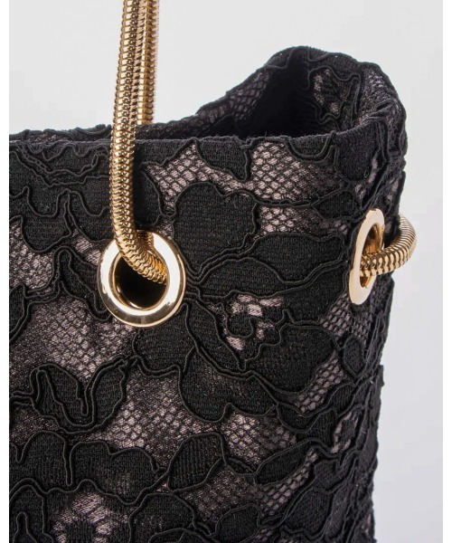 &Robu.（アンドロブ）の「レース刺繍2WAYバッグ オケージョン 結婚式 顔合わせ お呼ばれ（ショルダーバッグ・レディース・ブラック/ベージュ/ダークグリーン/ブラウン・FREE）」の10枚目の写真