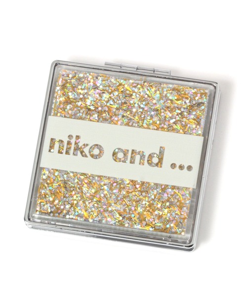niko and...(ニコアンド)の「オリジナルニコロゴラメミラースクエア(その他小物・レディース・グリーン/ホワイト/ブラック・0)」の5枚目の写真