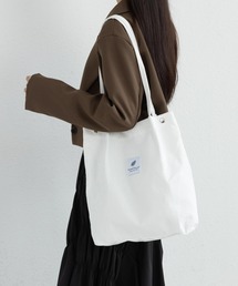大容量トートバッグ A4 コーデュロイ キャンバス ロゴ