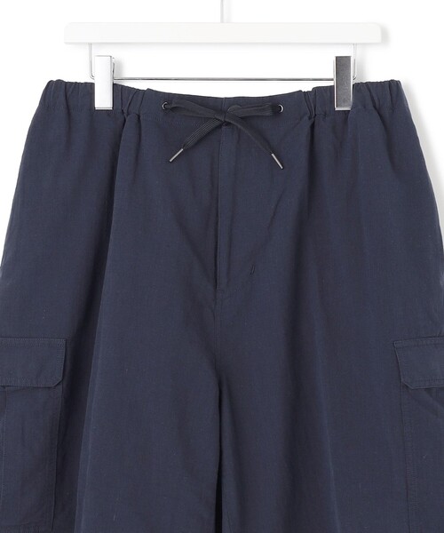 【新品】 J.PRESS 11号　ワイドパンツ ネイビー　ジェイプレス UNISEX】ハーフカーゴパンツ（カーゴパンツ）｜J.PRESS YORK