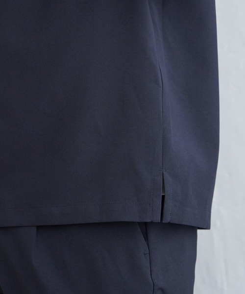 ikka（イッカ）の「【イージーケア／セットアップ対応】Reflax(R) リラックスオープンカラーシャツ（シャツ/ブラウス・メンズ・ブルー/チャコールグレー/ダークネイビー/グリーン/ベージュ・XL/L/M/S）」の21枚目の写真