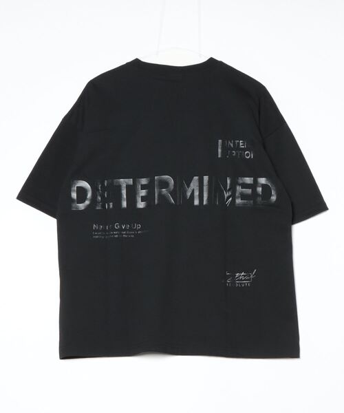 FUNALIVE(ファンアライブ)の「オーバーサイズ バックプリントTシャツフロント刺繍 半袖(Tシャツ/カットソー・メンズ・ライトグレー/レッド/ブラック/ホワイト・L/M/LL)」の5枚目の写真