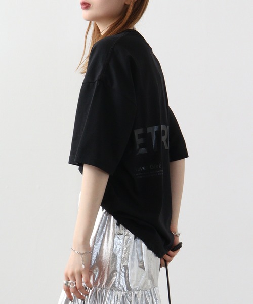 FUNALIVE(ファンアライブ)の「オーバーサイズ バックプリントTシャツフロント刺繍 半袖(Tシャツ/カットソー・メンズ・ライトグレー/レッド/ブラック/ホワイト・L/M/LL)」の12枚目の写真