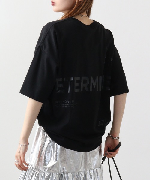 FUNALIVE(ファンアライブ)の「オーバーサイズ バックプリントTシャツフロント刺繍 半袖(Tシャツ/カットソー・メンズ・ライトグレー/レッド/ブラック/ホワイト・L/M/LL)」の13枚目の写真