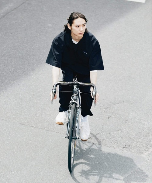 THOUSAND MILE（サウザンドマイル）の「THOUSAND MILE 別注セットアップ上下+トートバッグ 3点セット（Tシャツ/カットソー・メンズ・ブラック/ネイビー・MEDIUM/LARGE）」の3枚目の写真