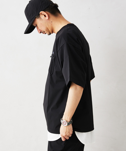 THOUSAND MILE（サウザンドマイル）の「THOUSAND MILE 別注セットアップ上下+トートバッグ 3点セット（Tシャツ/カットソー・メンズ・ブラック/ネイビー・MEDIUM/LARGE）」の18枚目の写真