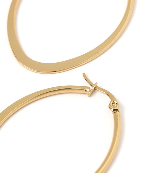 LAKOLE（ラコレ）の「ステンレスビックフープピアス2 / 114558（ピアス（両耳用）・レディース・その他1/その他2・FREE）」の5枚目の写真