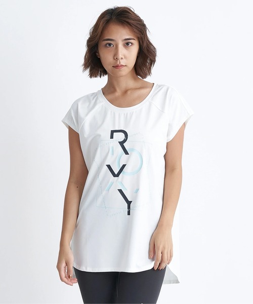ROXY(ロキシー)の「STAY CREATIVE/ロキシー水陸両用ノースリーブTシャツ(Tシャツ/カットソー・レディース・ブラック/ピンク/ホワイト・SMALL/LARGE/MEDIUM)」の1枚目の写真
