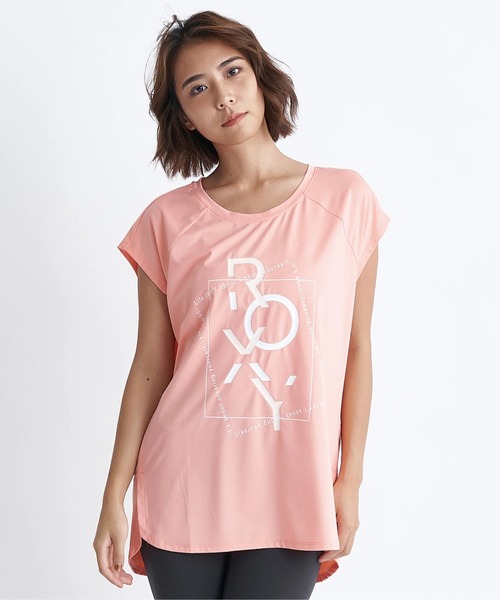 ROXY(ロキシー)の「STAY CREATIVE/ロキシー水陸両用ノースリーブTシャツ(Tシャツ/カットソー・レディース・ブラック/ピンク/ホワイト・SMALL/LARGE/MEDIUM)」の2枚目の写真