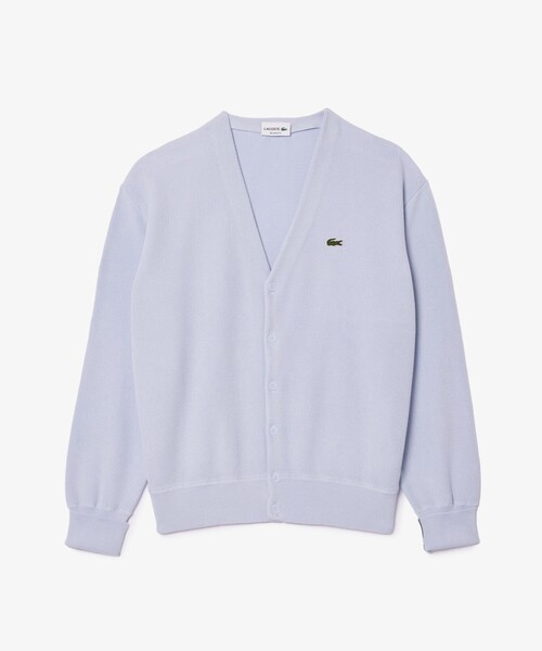 LACOSTE（ラコステ）の「オーガニックコットン オーバーサイズ Vネックカーディガン（カーディガン/ボレロ・メンズ・ライトブルー/レッド/ネイビー・3/2/5/4/6）」の15枚目の写真