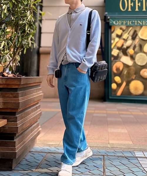 LACOSTE（ラコステ）の「オーガニックコットン オーバーサイズ Vネックカーディガン（カーディガン/ボレロ・メンズ・ライトブルー/レッド/ネイビー・3/2/5/4/6）」の20枚目の写真