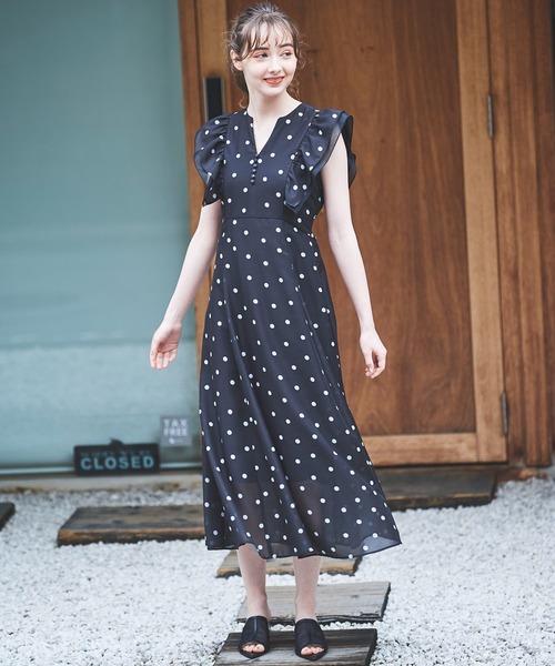 メゾンドリーファー ♡今期完売 花柄ワンピース38 梨花着用 加藤栞さん  