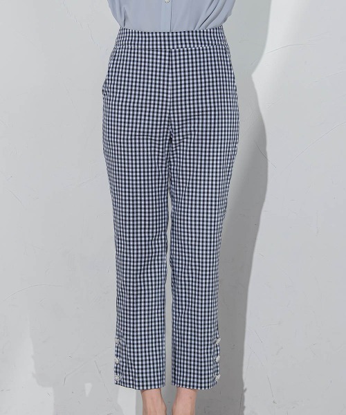 QUEENS COURT（クイーンズコート）の「マルチボタンパンツ≪洗濯機で洗える≫（その他パンツ・レディース・ピンク/ブラック/ホワイト/ブラック系その他・S/SS/M）」の9枚目の写真