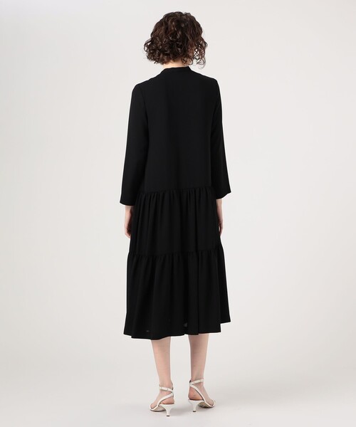 FLICKA(フリッカ)の「【別注】FLICKA for TOMORROWLAND Bowtie パールドレス(ドレス・レディース・ブラック系その他・1)」の7枚目の写真